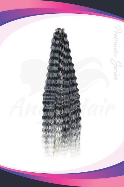 Su Dalgası İçin Sentetik Saç  - 82cm - 120gr - T1B/GREY